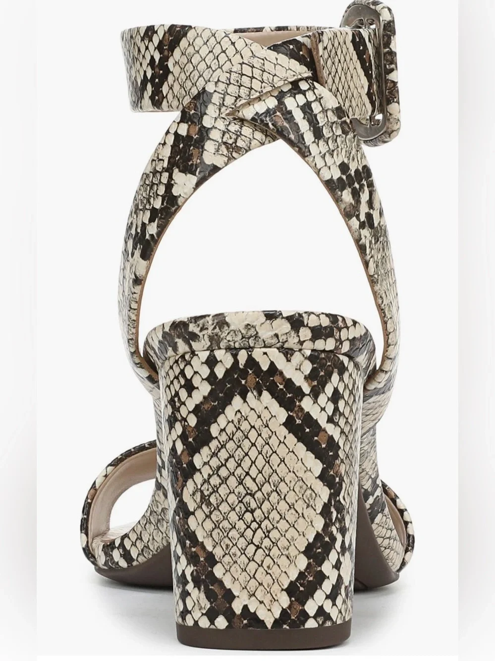 NEW in box - Vionic Snake-Print Block Heel Sandal with arch support